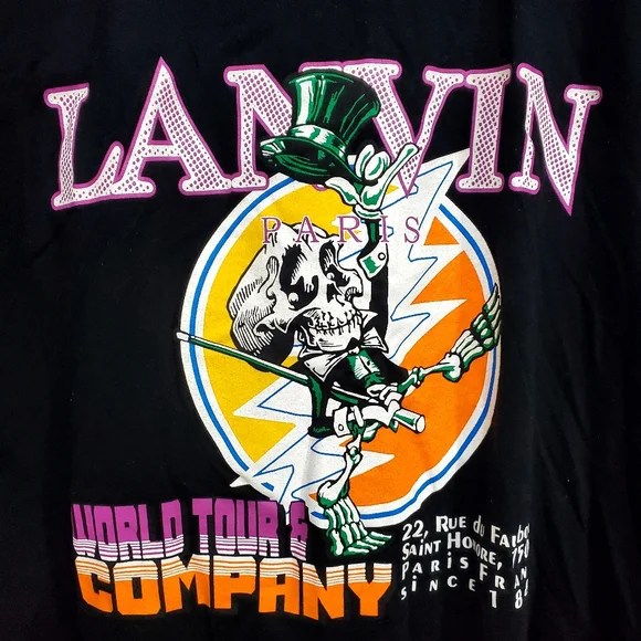 Lanvin WORLD TOUR" and "COMPANY size 2X - Picture 4 of 5